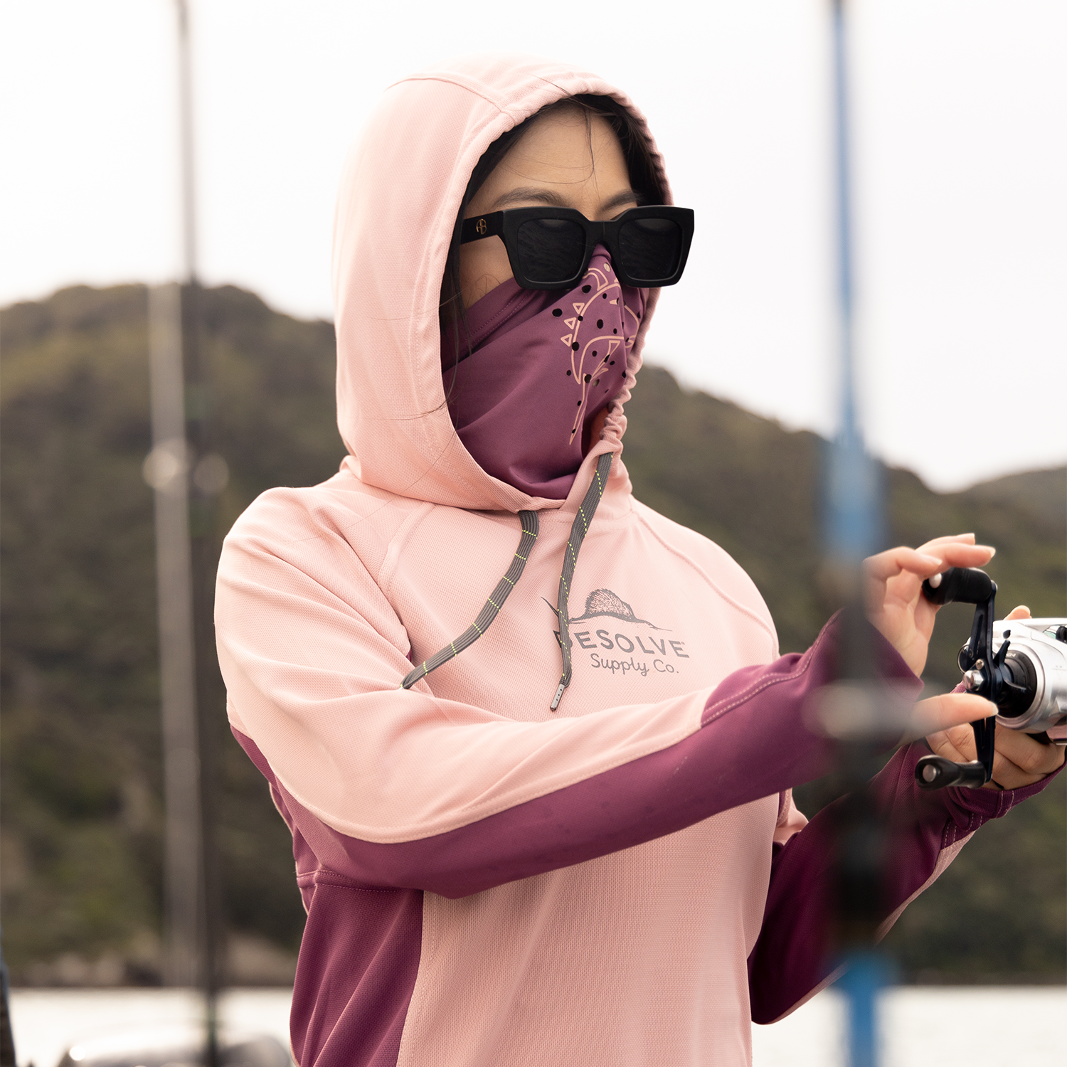 Fish Face Hoodie Women's