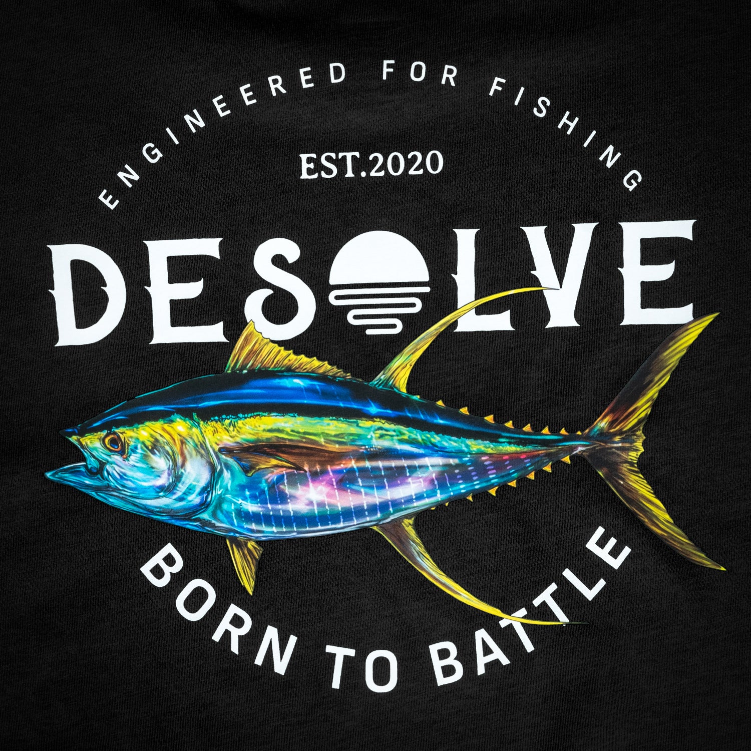 Born To Battle Tee Yellowfin