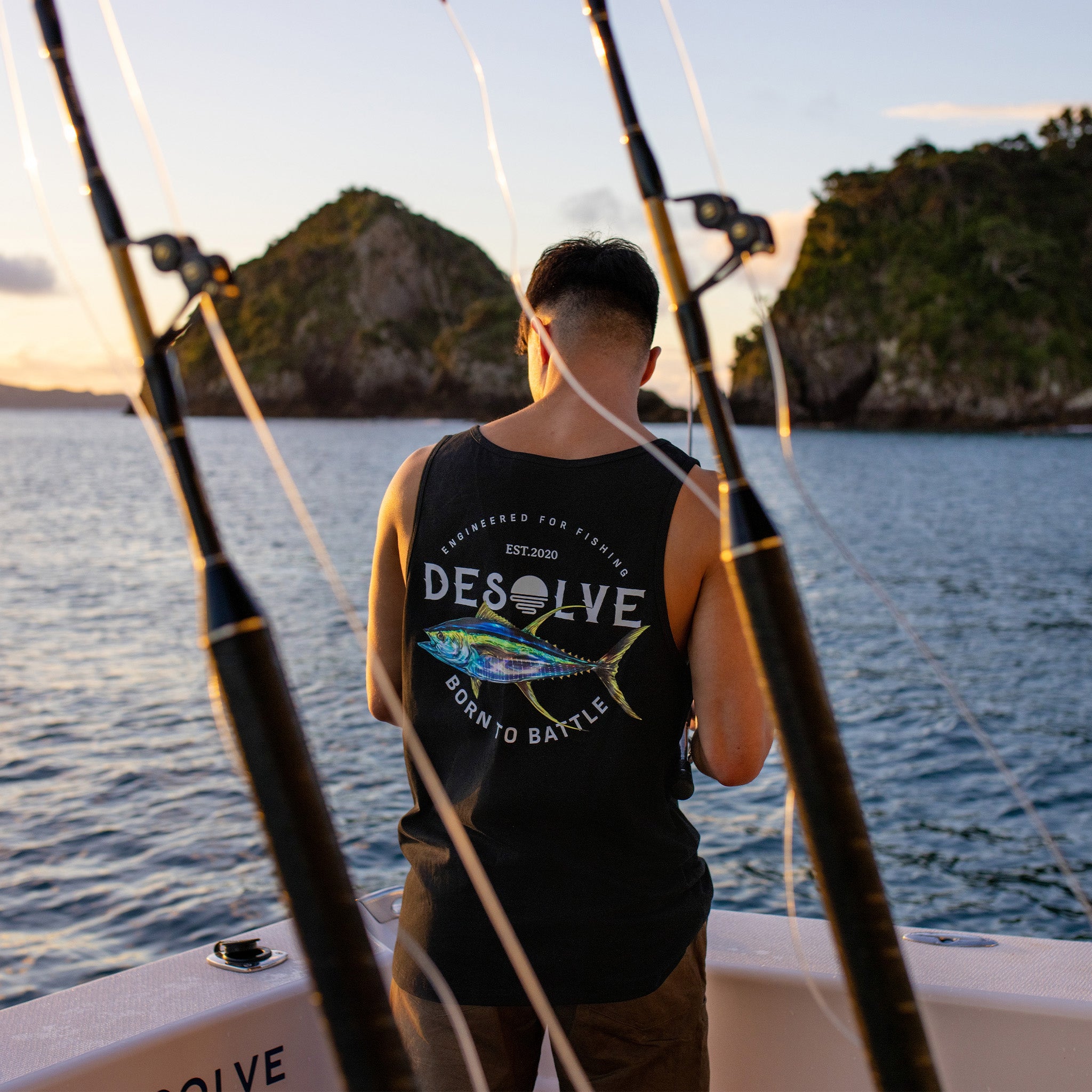 Born To Battle Singlet Yellowfin