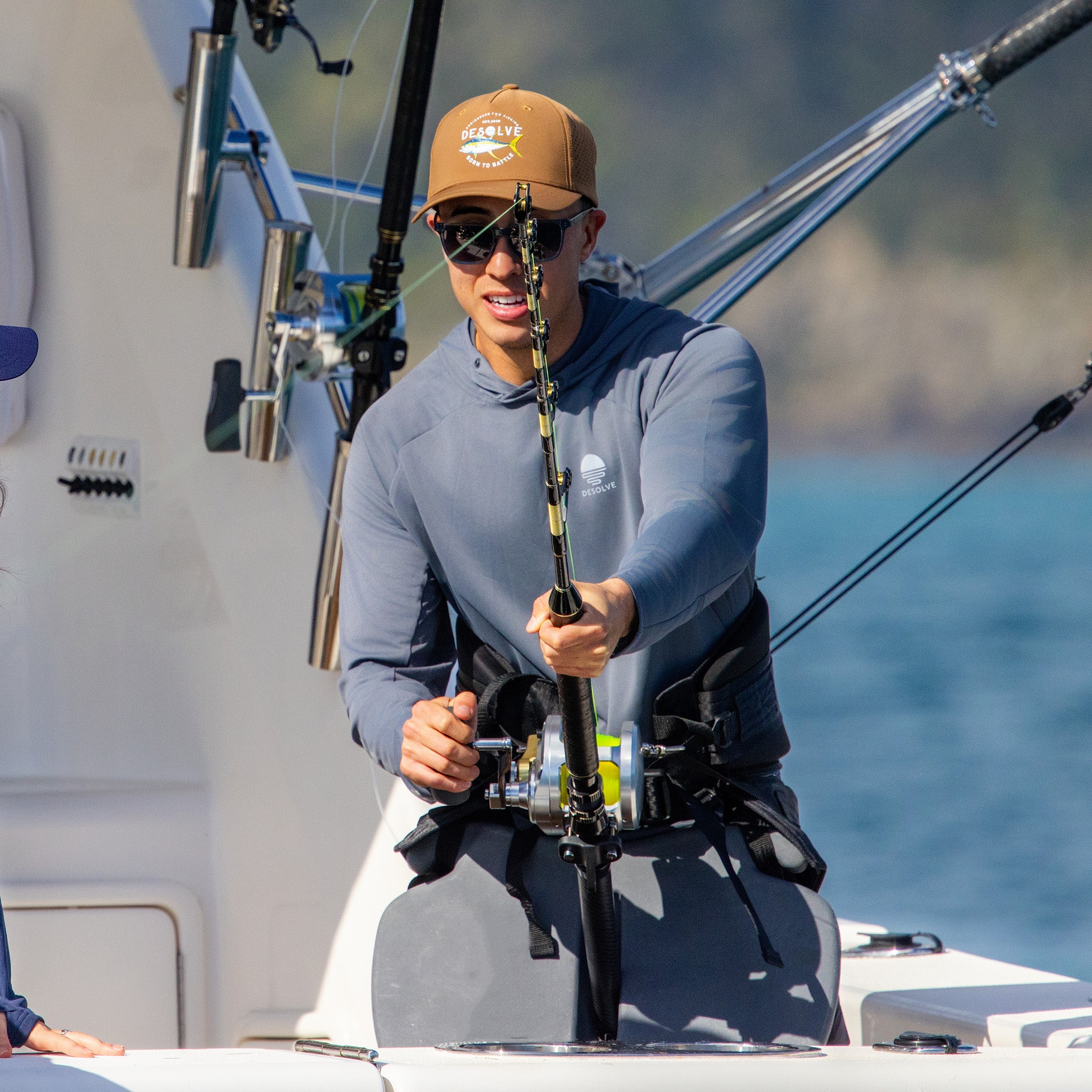 Helios Hooded Fishing Shirt Kingfish
