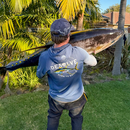 Helios Hooded Fishing Shirt Yellowfin