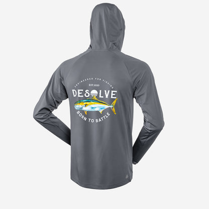 Helios Hooded Fishing Shirt Kingfish
