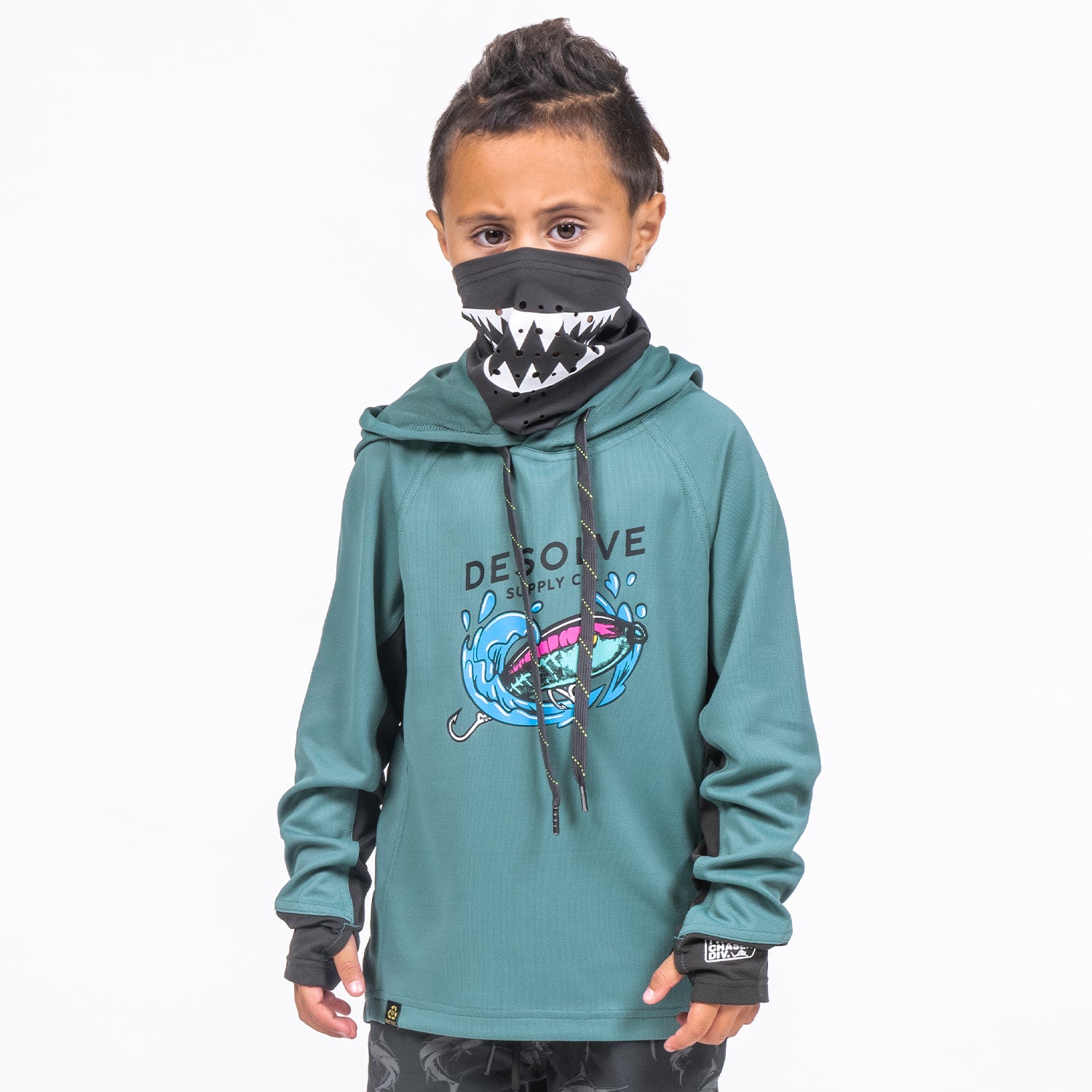 Fish Face Hoodie Kids