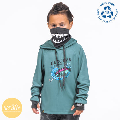 Fish Face Hoodie Kids